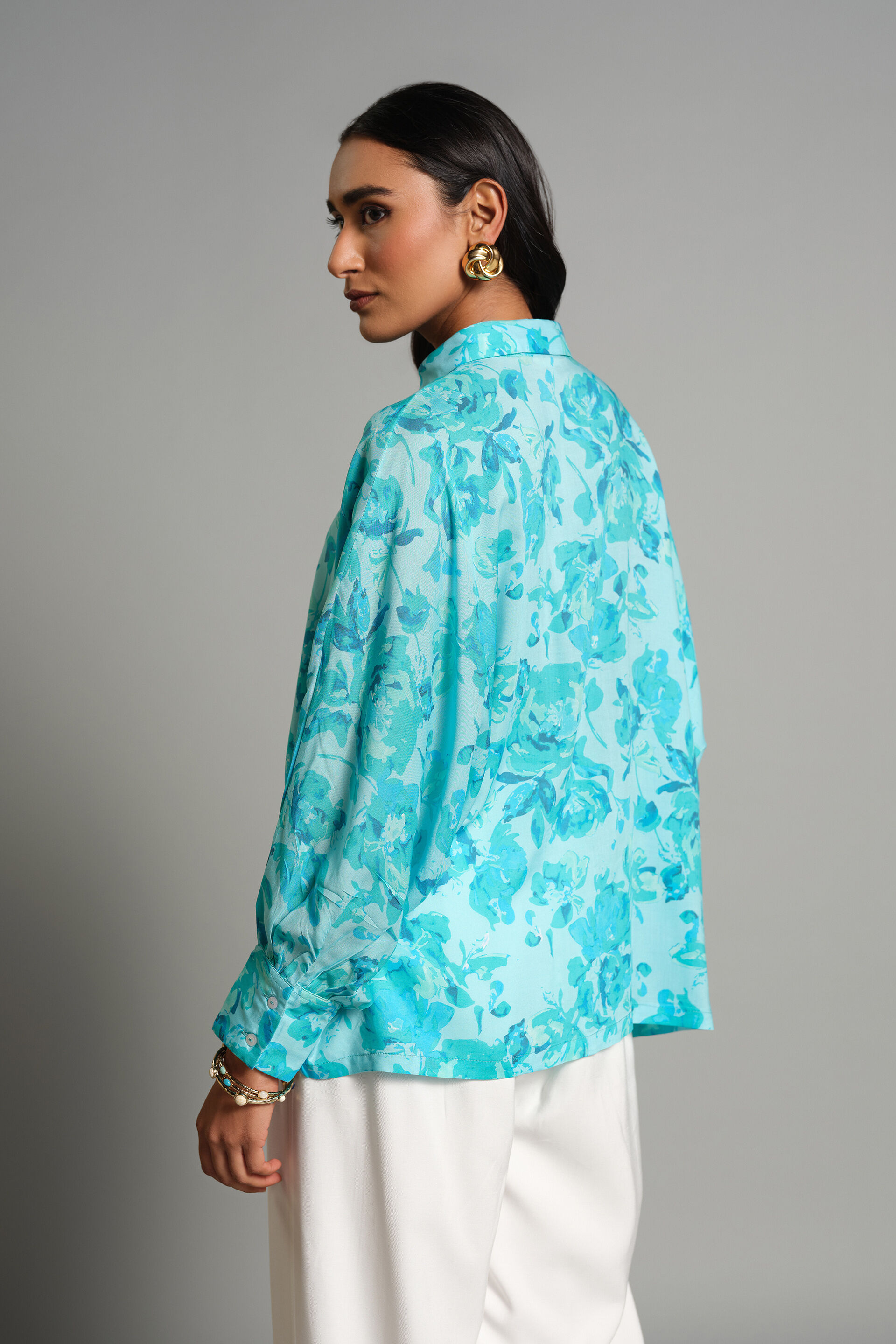 Dreamy Aqua Shirt, Aqua, image 4